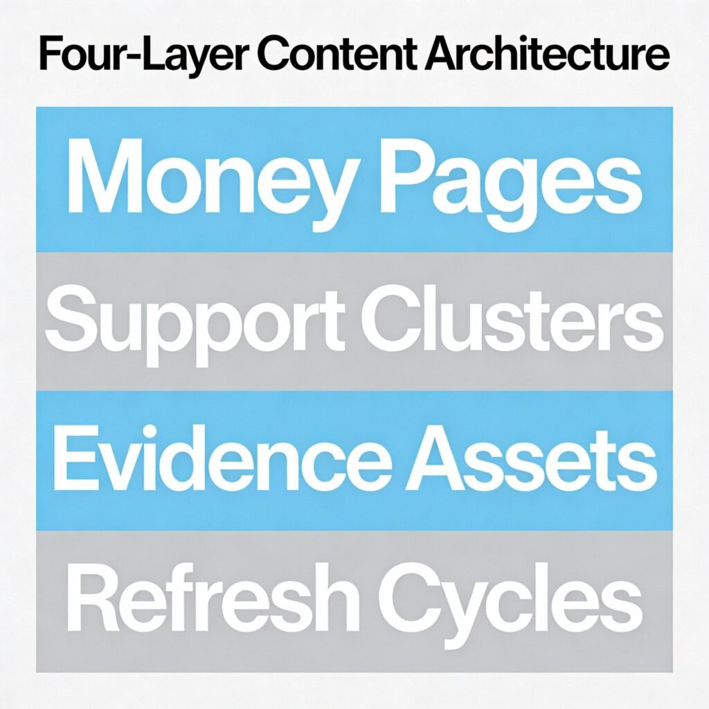 content roadmap that prioritizes money pages