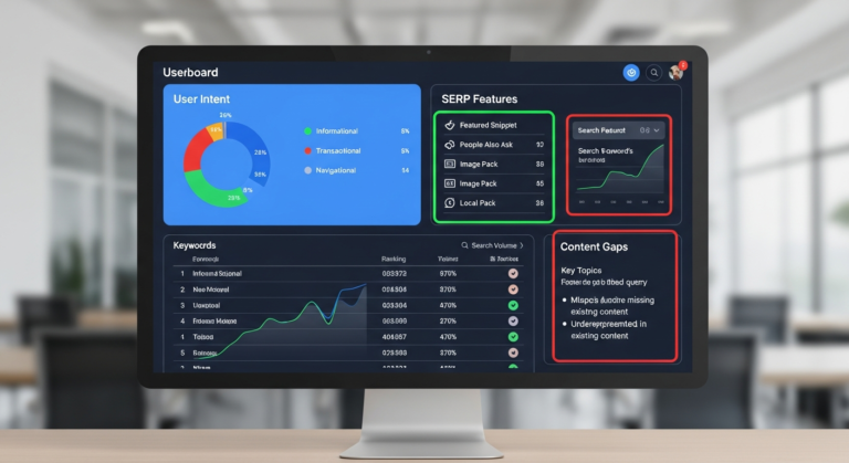 SERP analysis worksheet