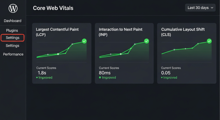 WordPress performance tools for Core Web Vitals