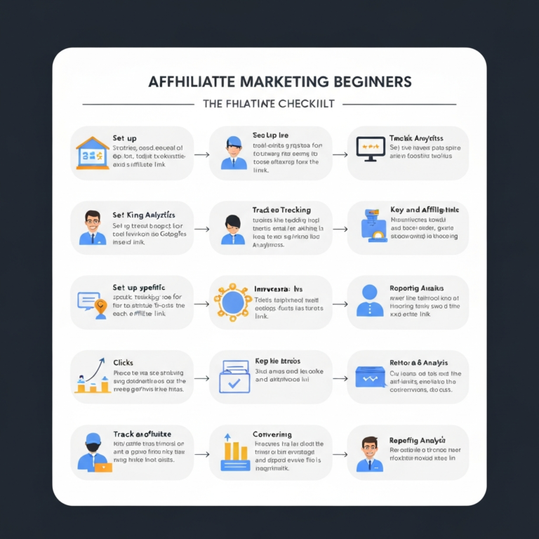 affiliate tracking checklist for beginners