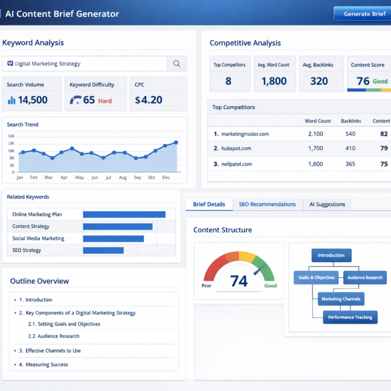ai content brief generators