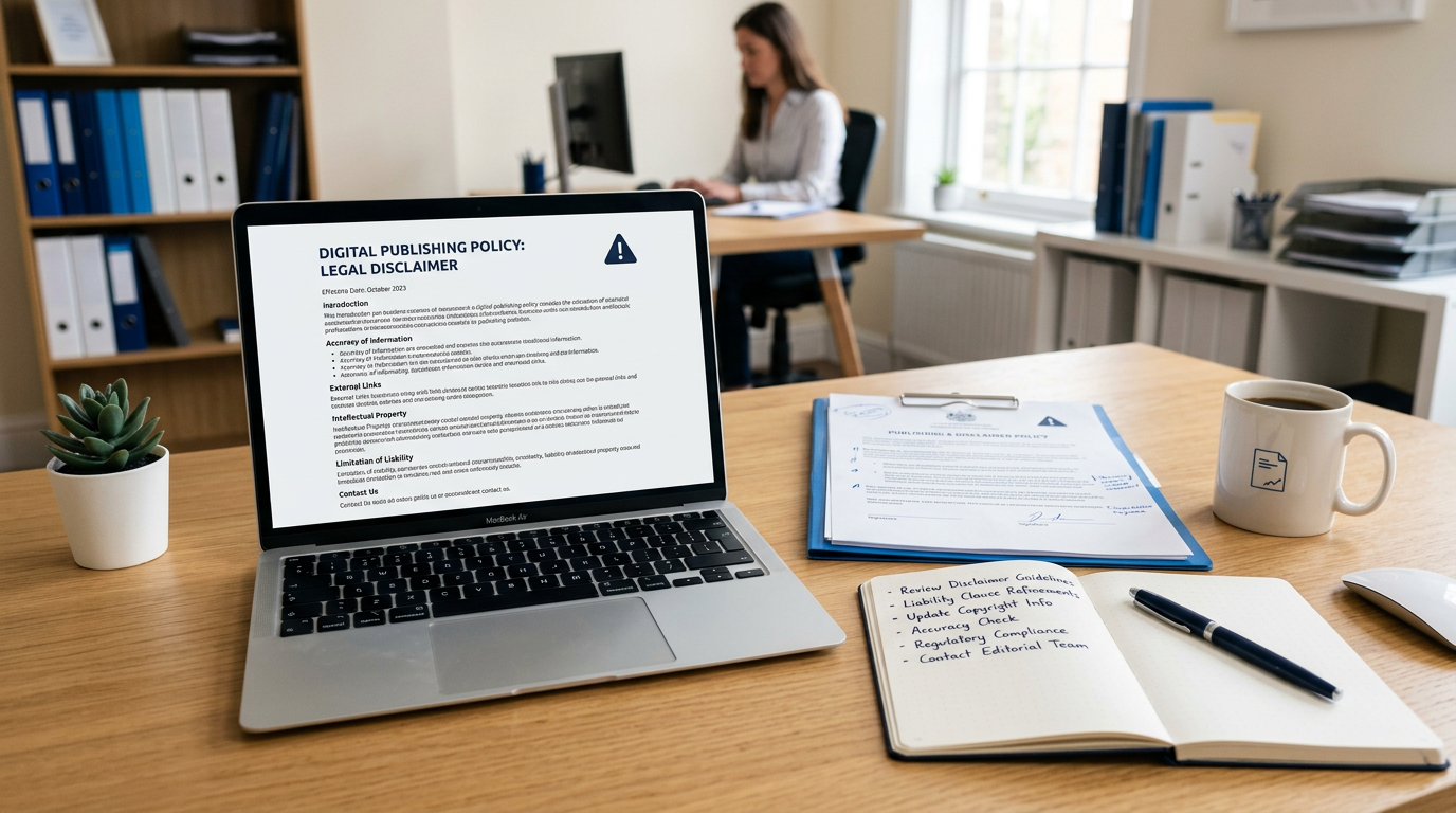 disclaimer legal page placeholder image