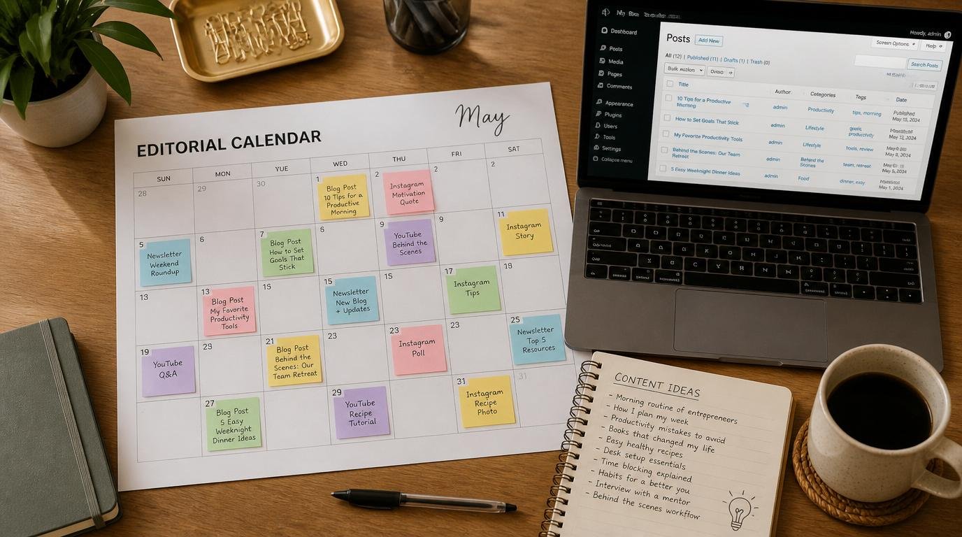 content calendar planning