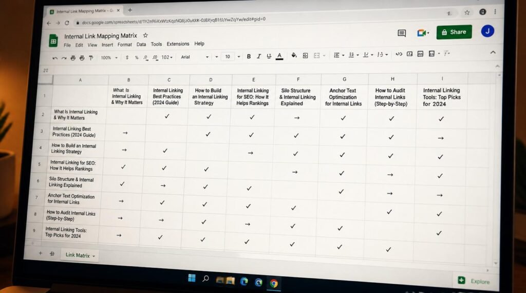 internal linking strategy for small websites