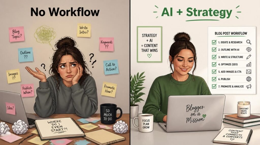 AI content workflow 