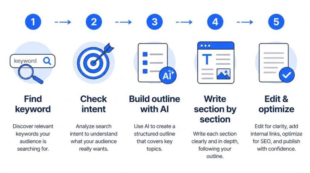 AI content workflow 