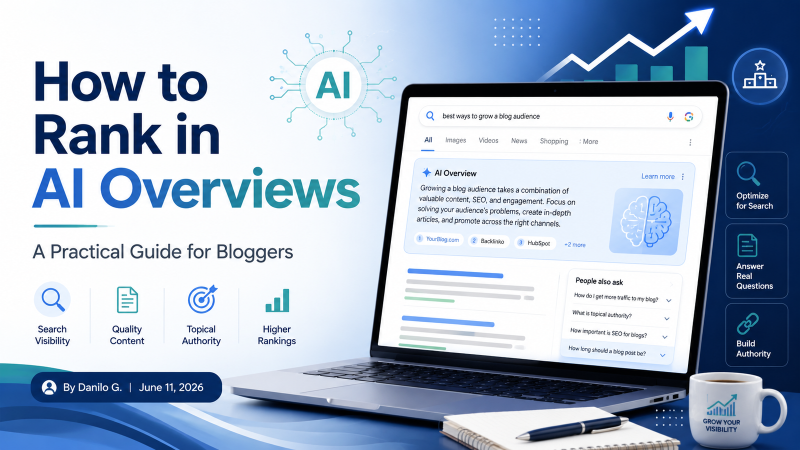 how to rank in AI overviews